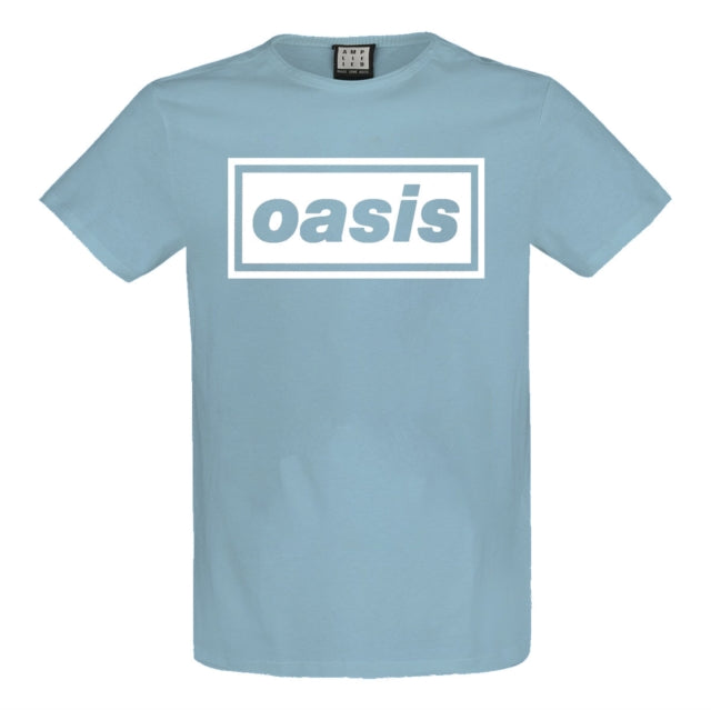 Oasis - Logo Vtge (Blue) Large [T-Shirt]