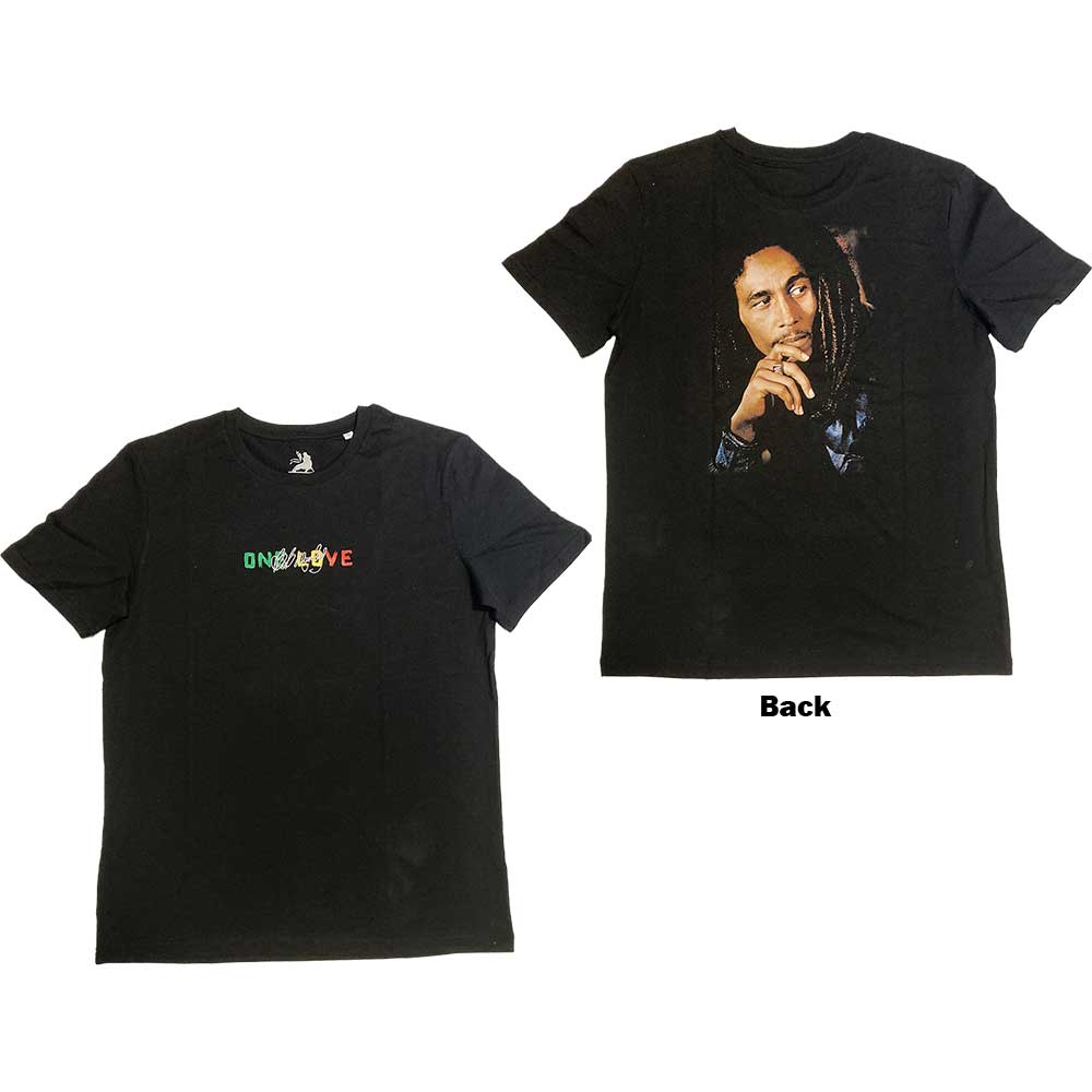 Marley, Bob - One Love Portrait Back Print (Black) M [T-Shirt]