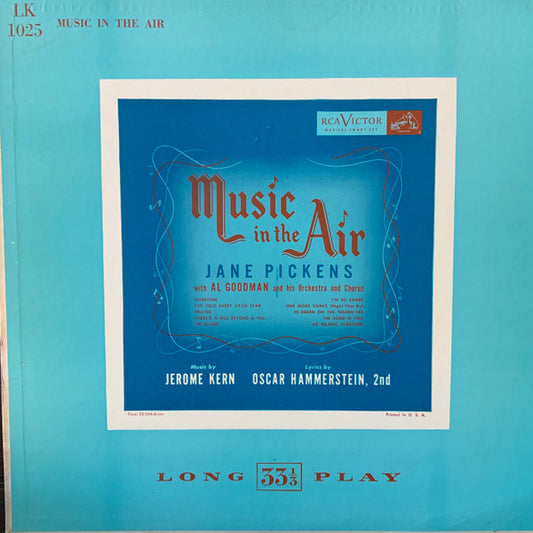 Pickens, Jane - Music In The Air [CD]