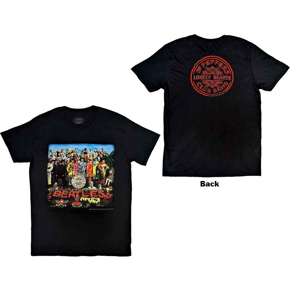 Beatles - Vtge Sgt Pepper (Black) Large [T-Shirt]