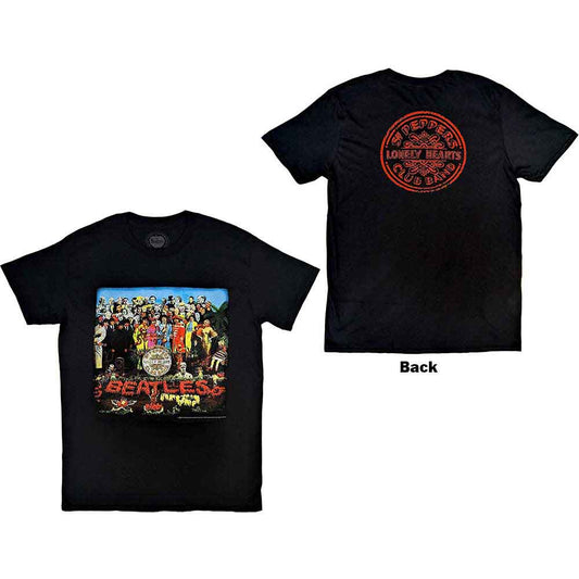Beatles - Vtge Sgt Pepper (Black) Large [T-Shirt]