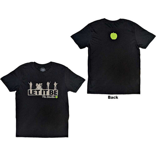 Beatles - Rooftop Shot (Black) Medium [T-Shirt]