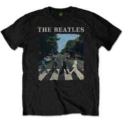 Beatles - Abbey Road and Logo (Black) Small [T-Shirt]