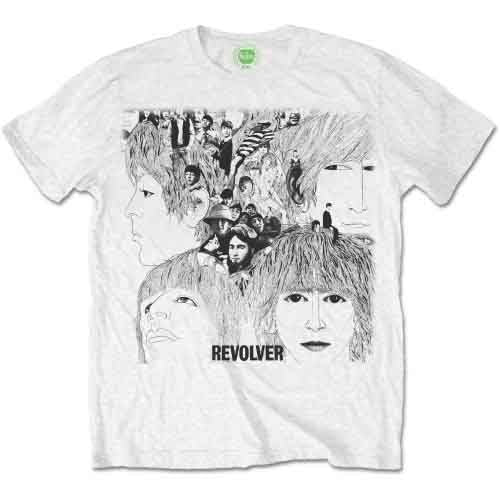 Beatles - Revolver Album Cover (White) Small [T-Shirt]