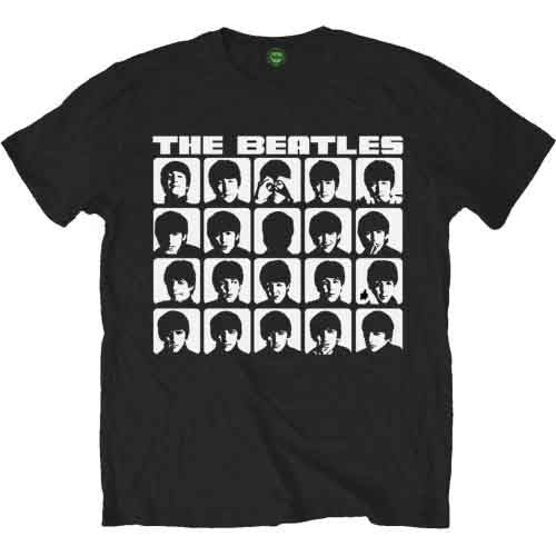 Beatles - A Hard Days Night Faces Mono (Black) Med [T-Shirt]