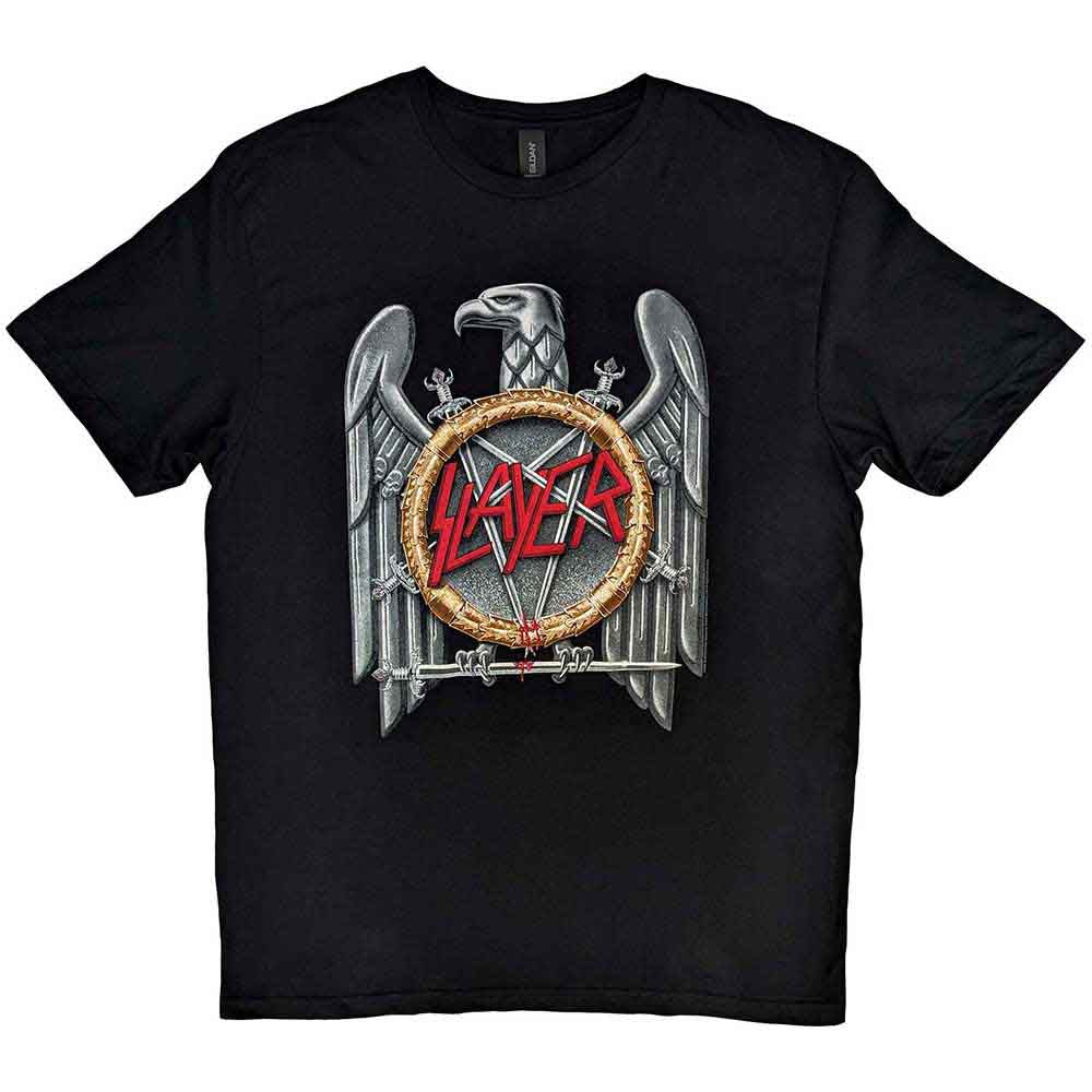 Slayer - Silver Eagle (Black) Large [T-Shirt]