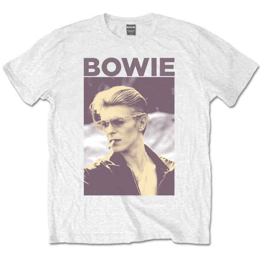 Bowie, David - Smoking (White) Large [T-Shirt]