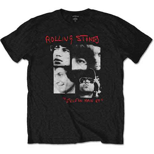 Rolling Stones - Photo Exile (Black) Medium [T-Shirt]