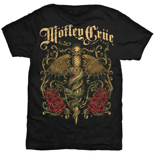 Motley Crue - Exquisite Dagger (Black) Large [T-Shirt]