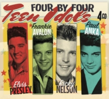 Presley, Elvis / Frankie Avalon / Ricky - Four By Four: Teen Idols 4CD [CD Box Set]