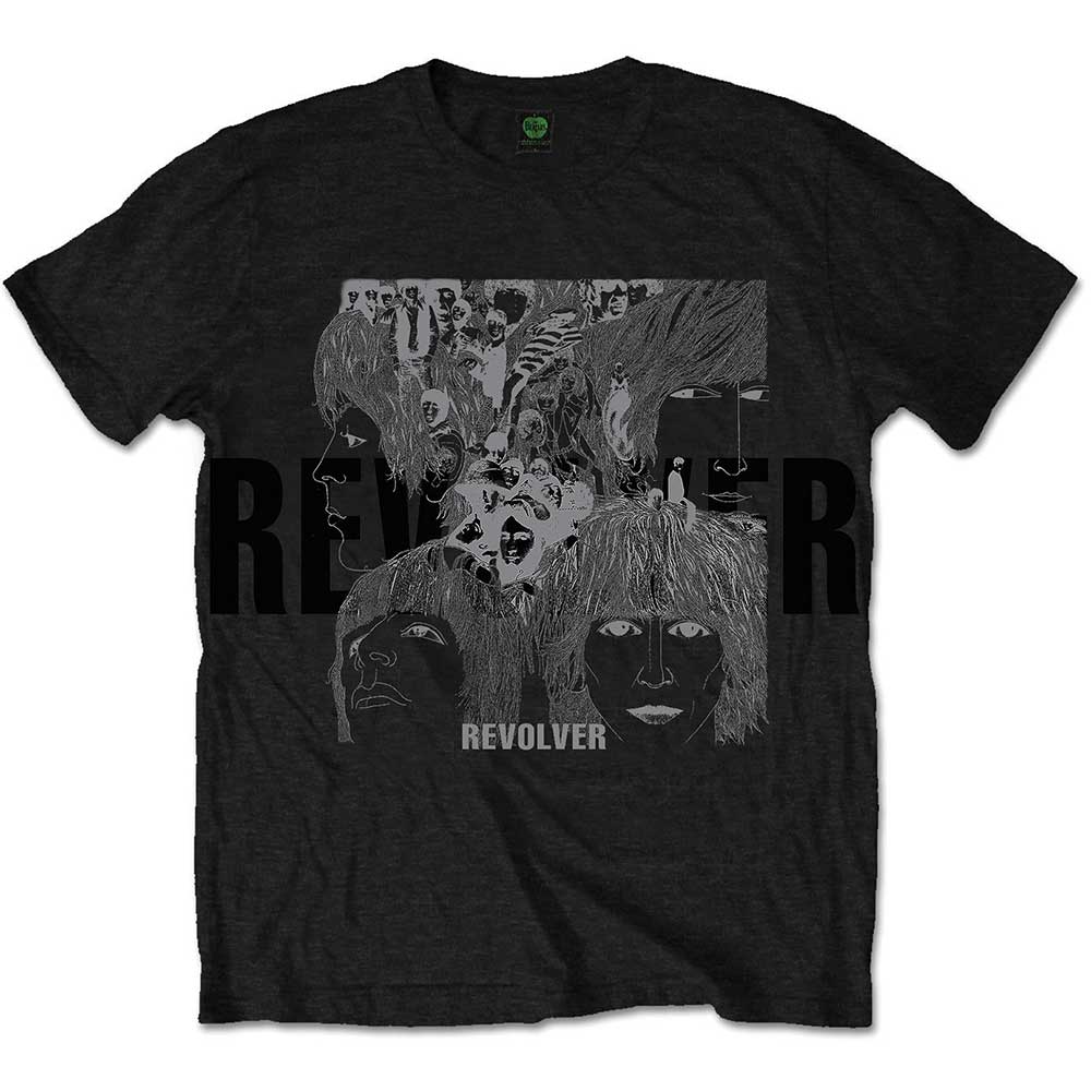 Beatles - Reverse Revolver (Black) Medium [T-Shirt]