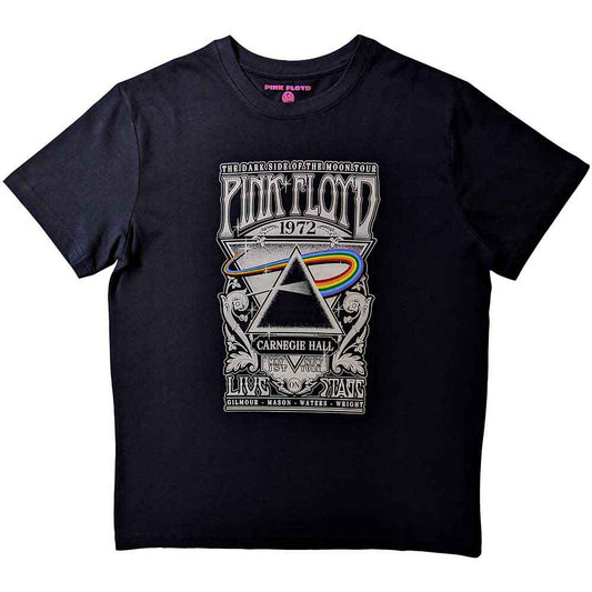 Pink Floyd - Carnegie Hall Poster (Black) Small [T-Shirt]