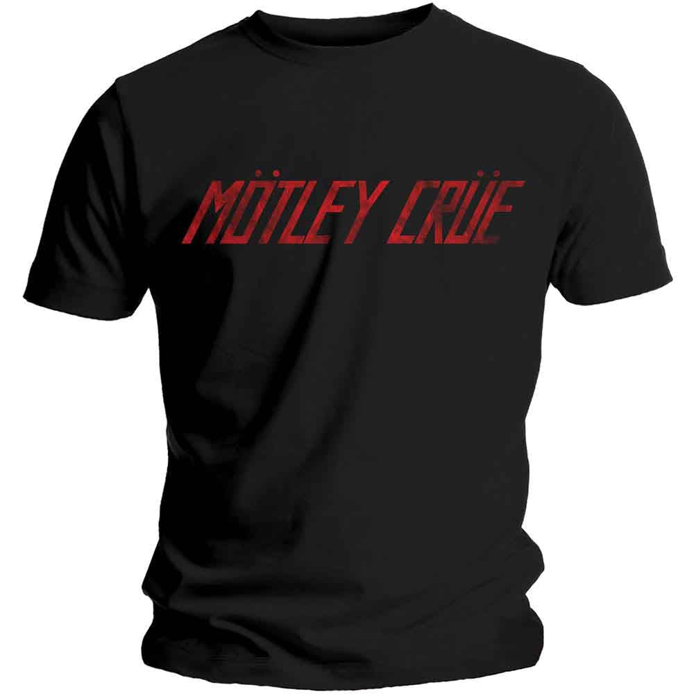 Motley Crue - Distress Logo (Black) Medium [T-Shirt]