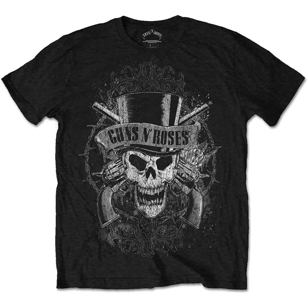 Guns N' Roses - Faded Skull (Black) Xl [T-Shirt]