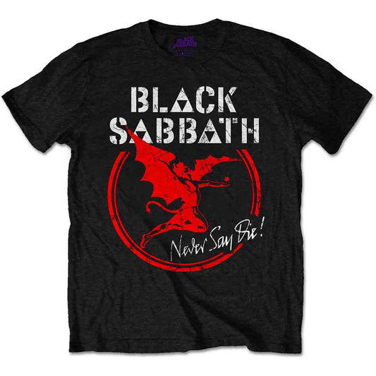 Black Sabbath - Archangel Never Say Die (Black) Large [T-Shirt]