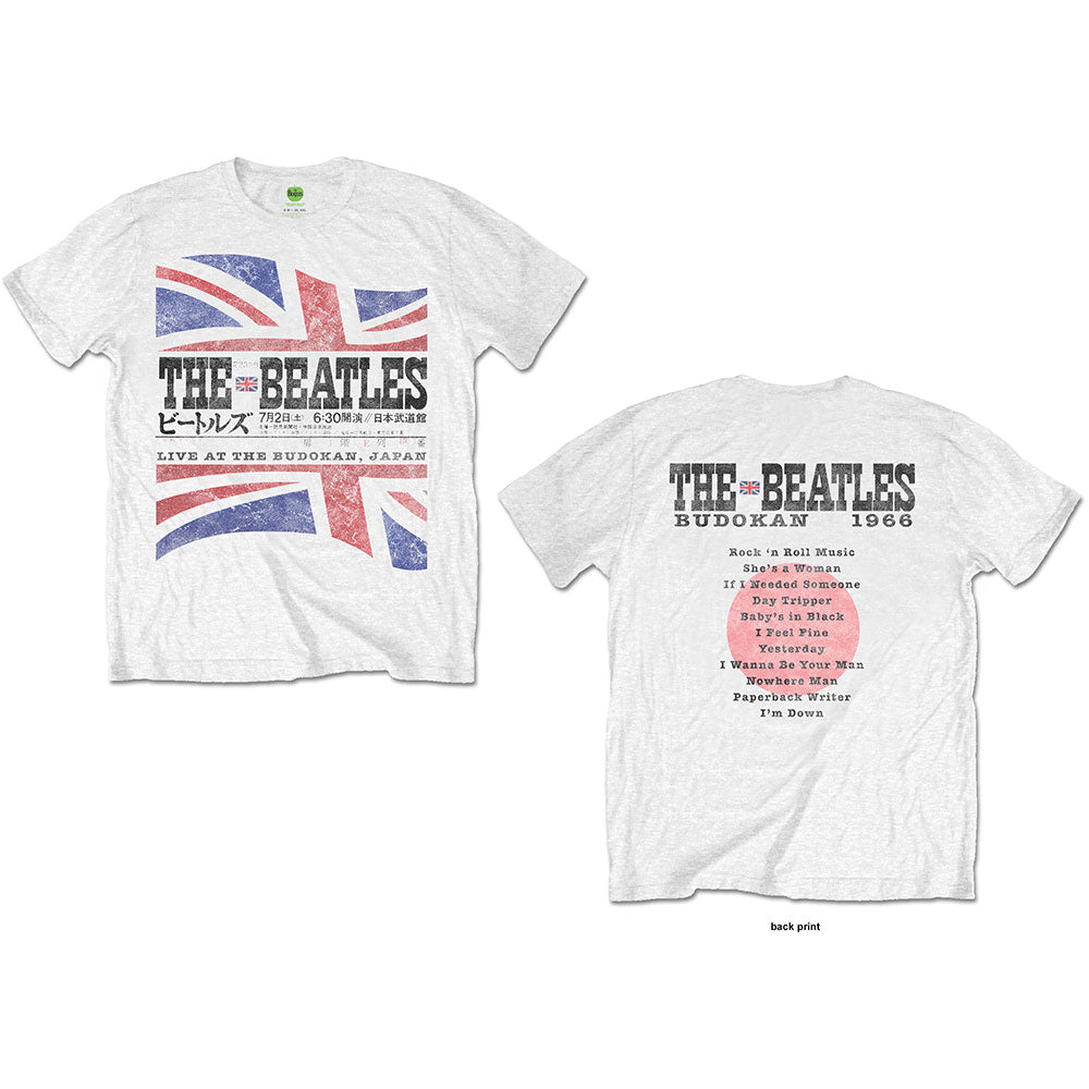 Beatles - Budokan Set List (White) Xl [T-Shirt]