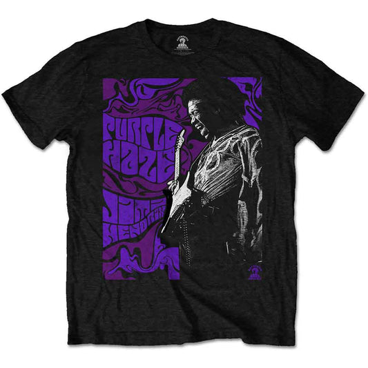 Hendrix, Jimi - Purple Haze (Black) Small [T-Shirt]