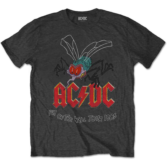 Ac/Dc - Fly On The Wall (Charcoal) Xl [T-Shirt]