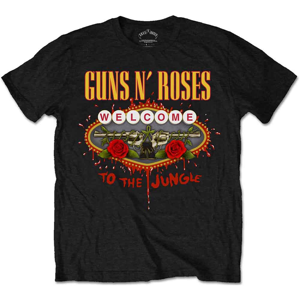 Guns N' Roses - Welcome To The Jungle Lv (Black) XL [T-Shirt]