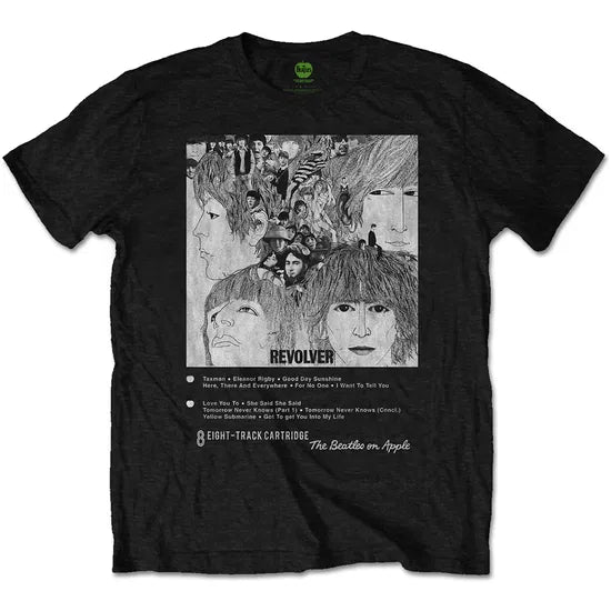 Beatles - Revolver 8 Track (Black) XXL [T-Shirt]