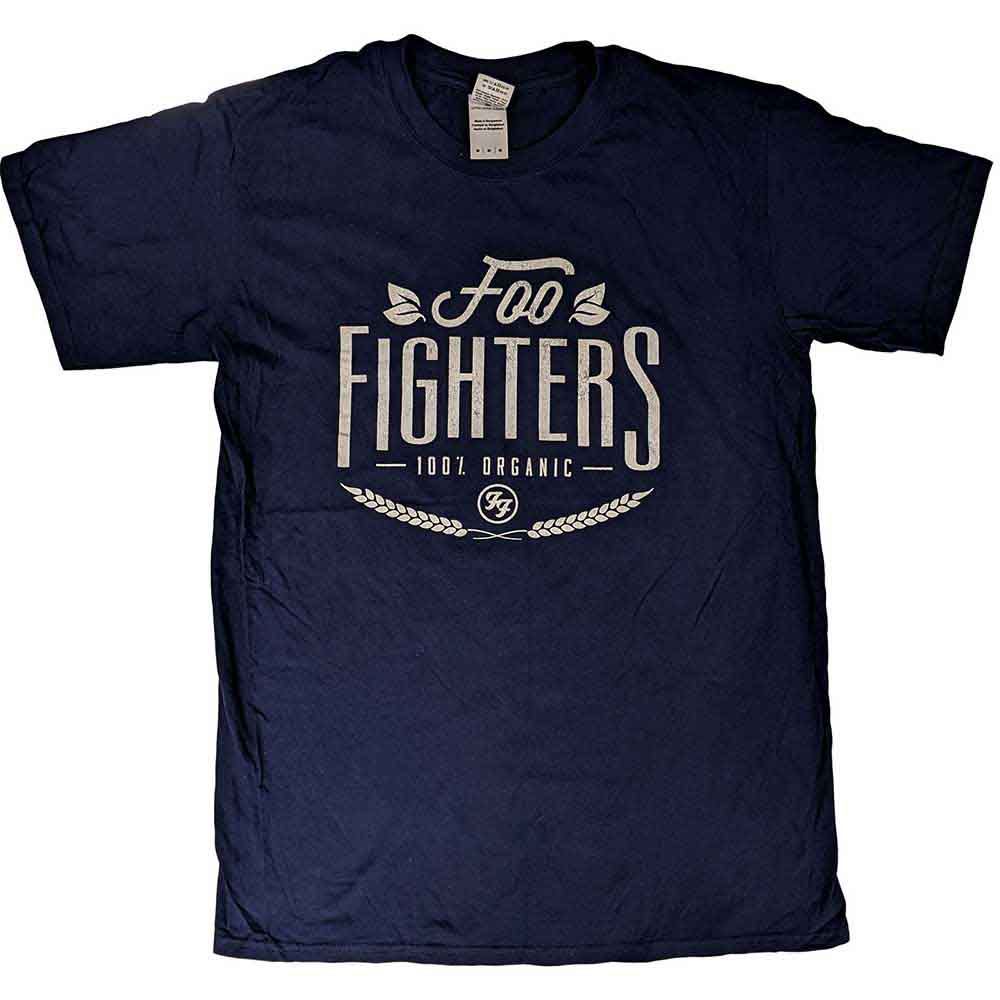 Foo Fighters - 100% Organic (Navy) Xxl [T-Shirt]