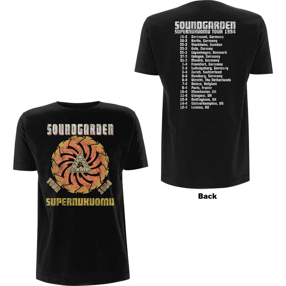 Soundgarden - Superunknown Tour '94 (Black) Medium [T-Shirt]