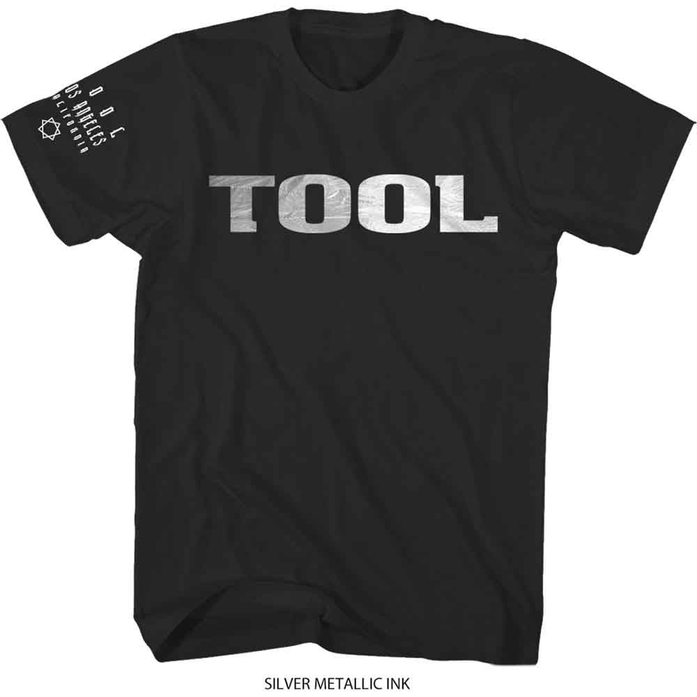 Tool - Metallic Silver Logo (Black) XL [T-Shirt]