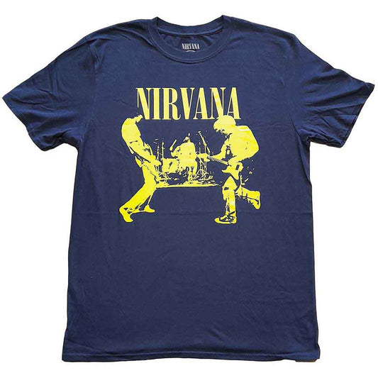 Nirvana - Stage (Navy) Medium [T-Shirt]