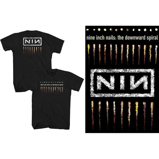Nine Inch Nails - Downward Spiral (Black) Large [T-Shirt]