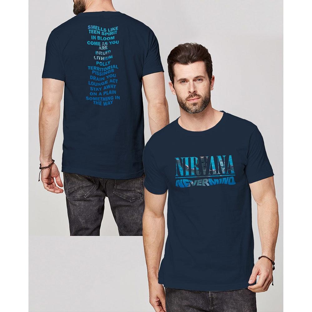 Nirvana - Nevermind (Navy) Medium [T-Shirt]