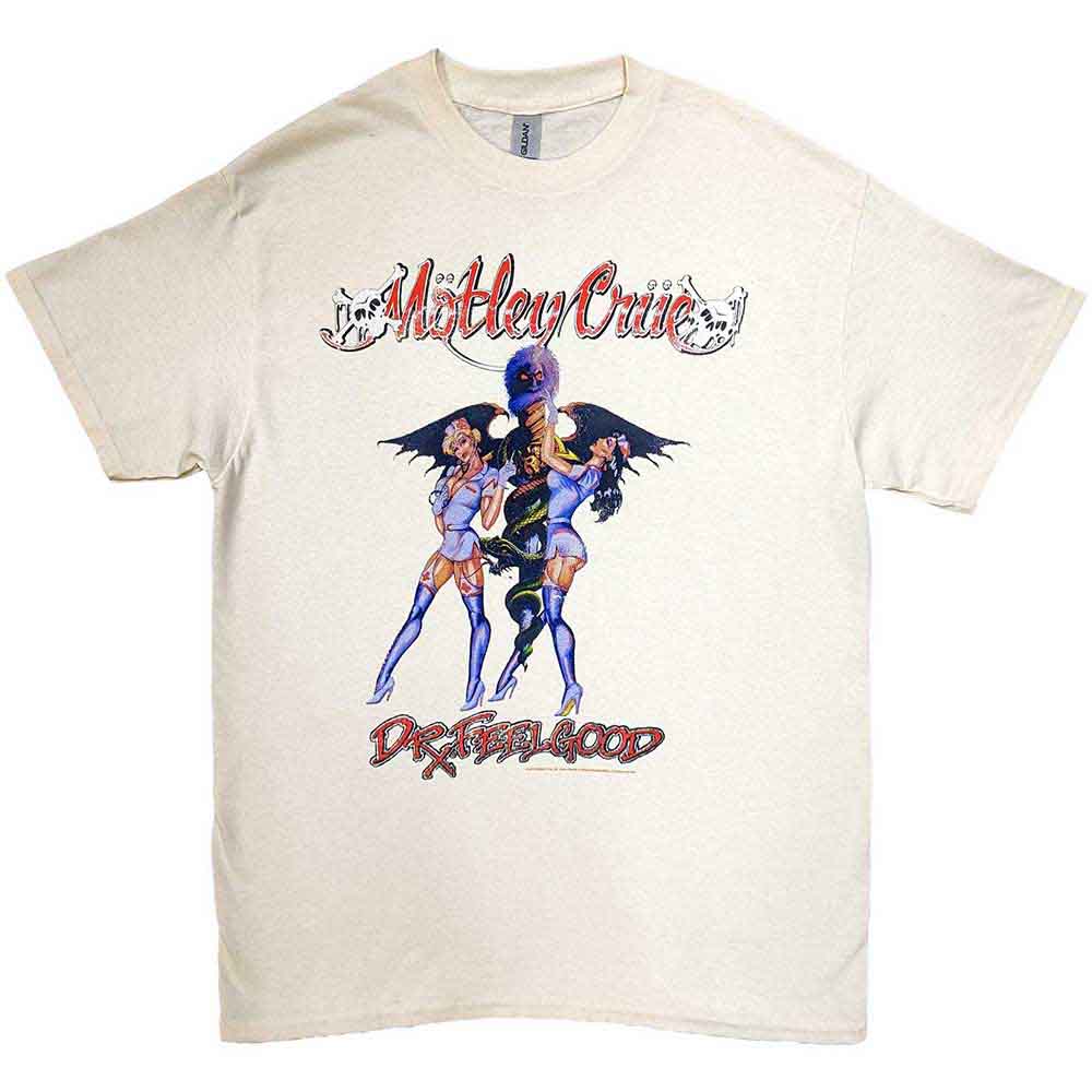 Motley Crue - Dr Feelgood Vintage (Sand) Large [T-Shirt]