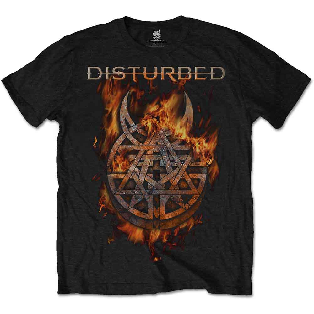 Disturbed - Burning Belief (Black) Large [T-Shirt]