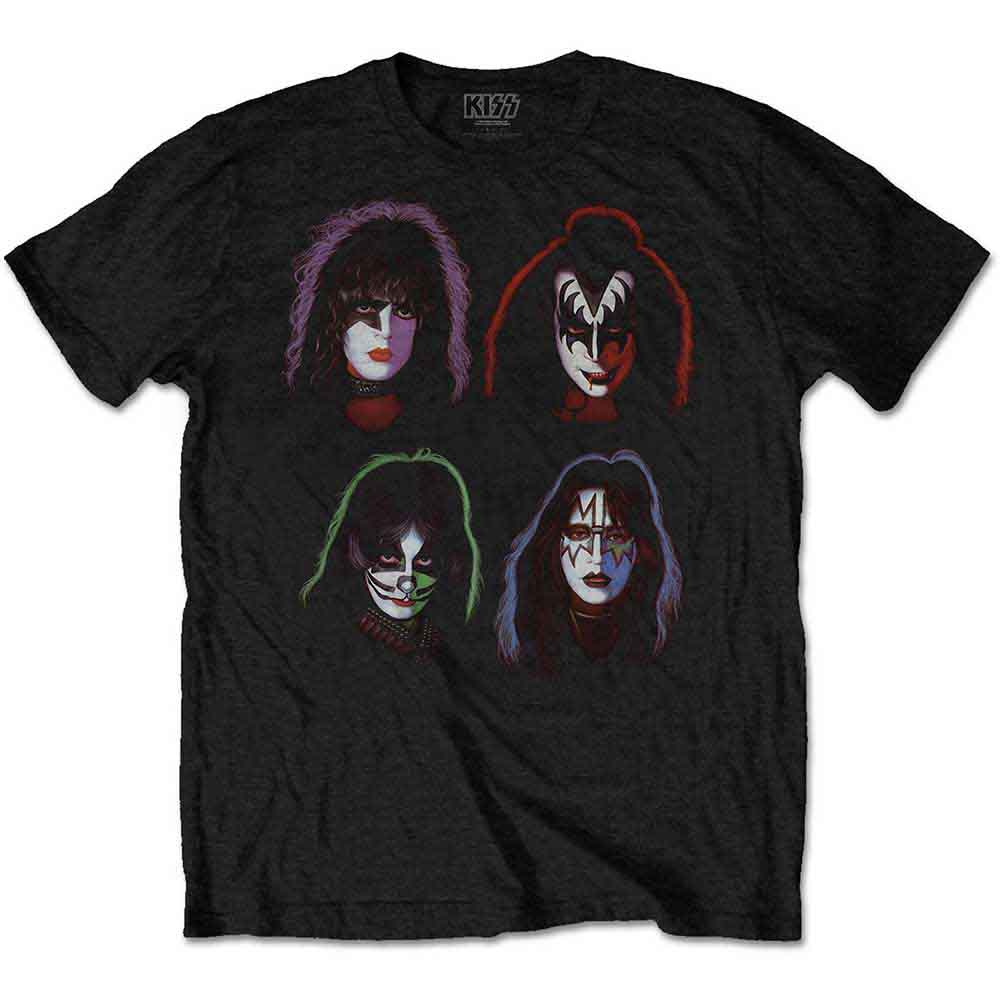 Kiss - Faces (Black) Medium [T-Shirt]