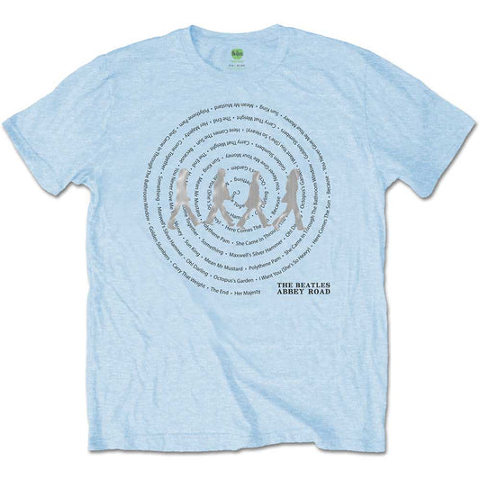 Beatles - Abbey Road Songs Swirl (Light Blue) Smal [T-Shirt]