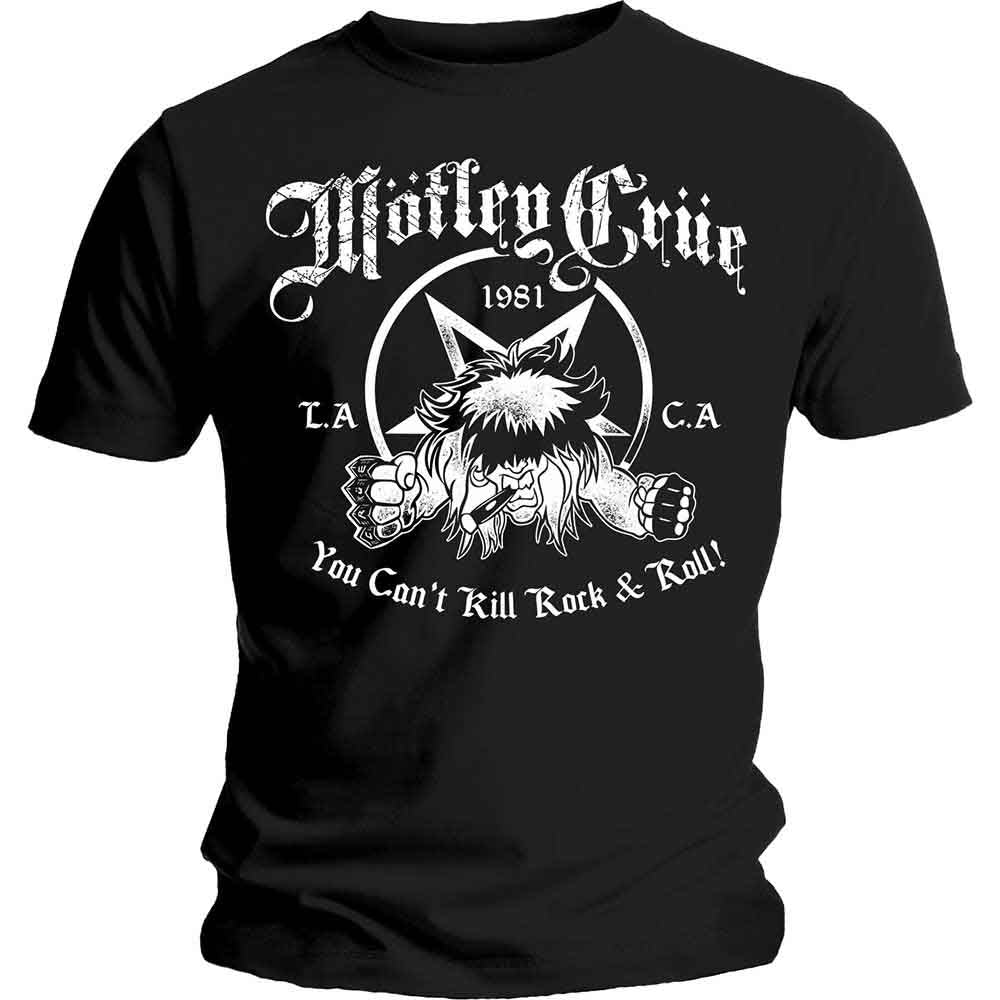 Motley Crue - You Can't Kill Rock and Roll (Black) [T-Shirt]