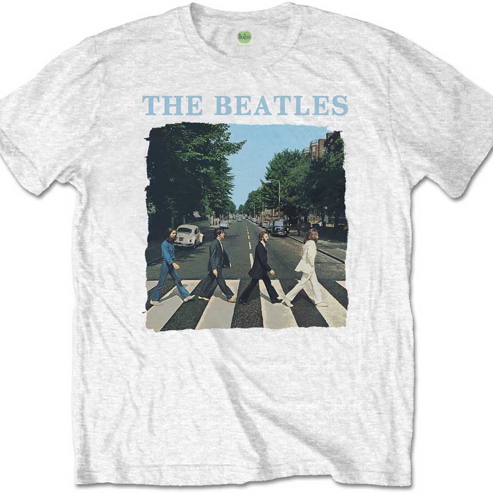 Beatles - Abbey Road and Logo (White) Small [T-Shirt]
