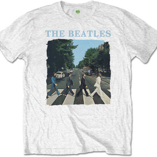 Beatles - Abbey Road and Logo (White) Small [T-Shirt]