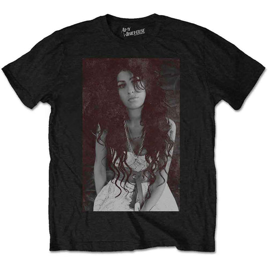 Winehouse, Amy - Back To Black Chalk (Black) Large [T-Shirt]