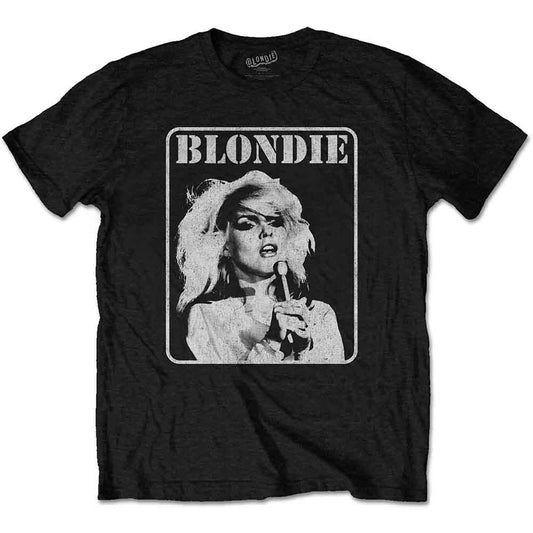 Blondie - Presente Poster (Black) Small [T-Shirt]