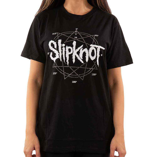 Slipknot - Logo Star Diamante (Black) Small [T-Shirt]