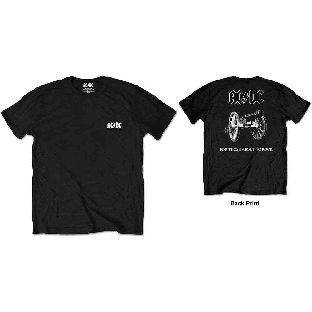 Ac/Dc - About To Rock Backprint (Black) Xxl [T-Shirt]