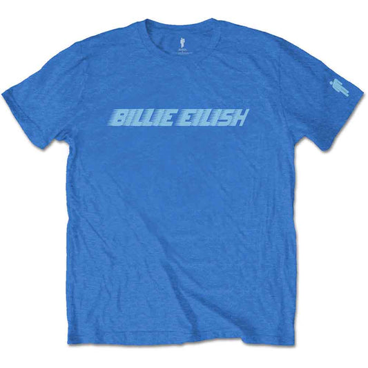 Eilish, Billie - Blue Racer Logo (Blue) Large [T-Shirt]