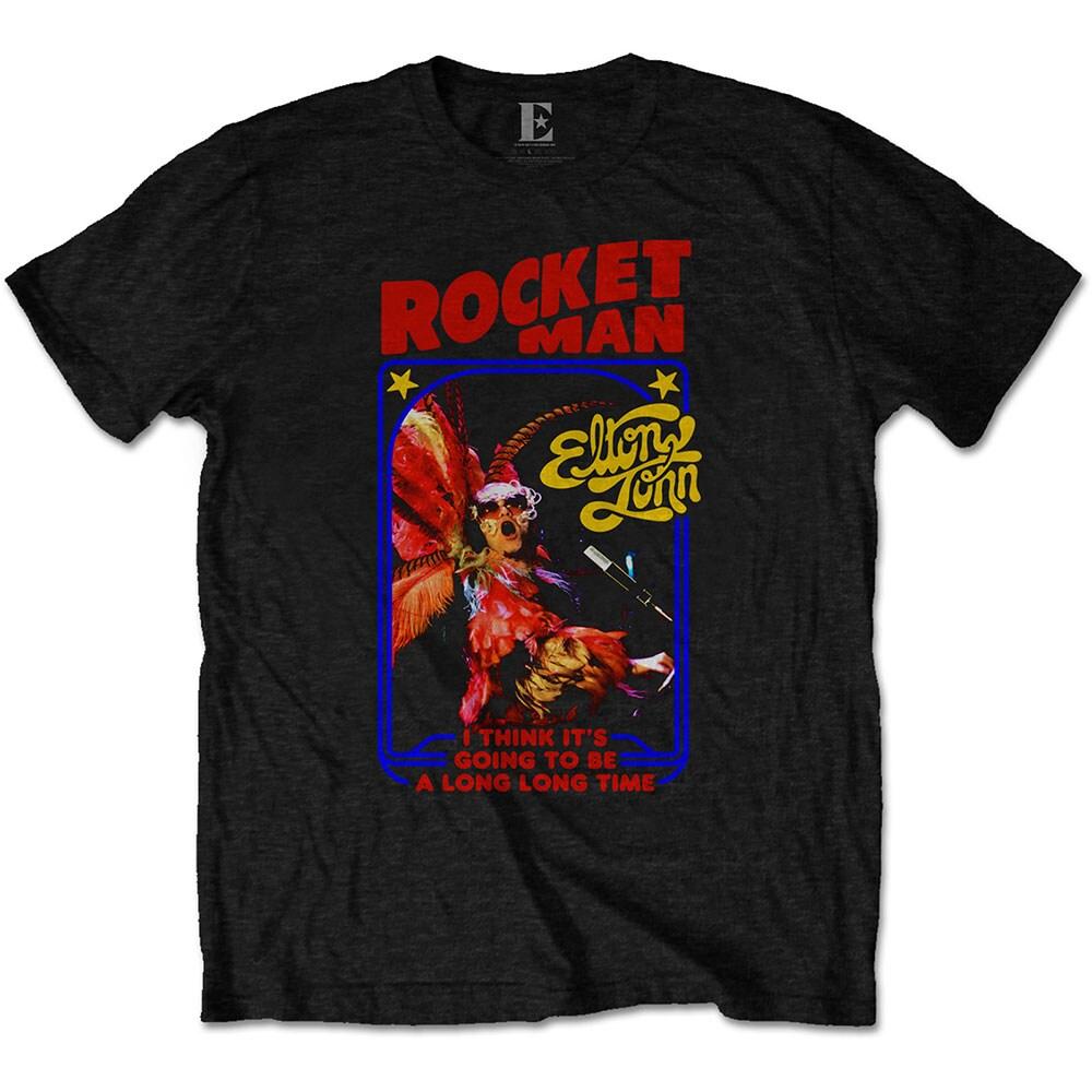 John, Elton - Rocketman Feather Suit (Black) Xl [T-Shirt]