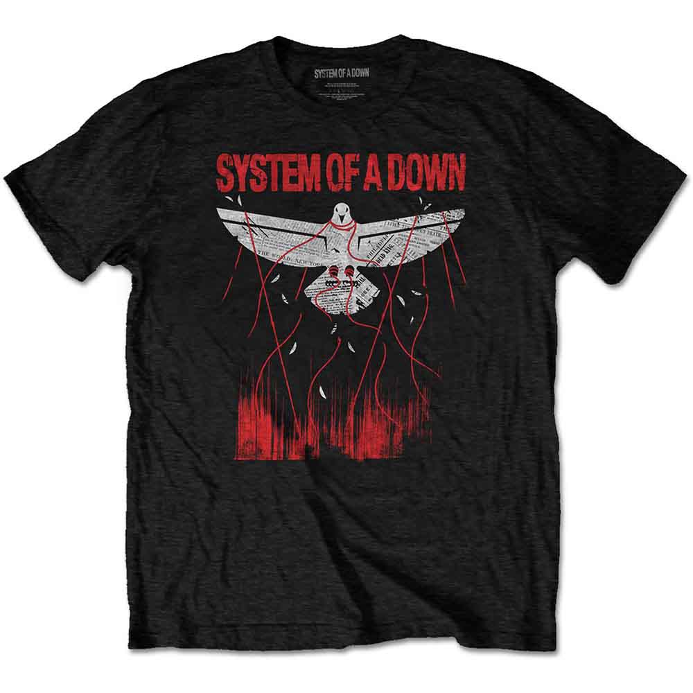 System Of A Down - Dove Overcome (Black) Large [T-Shirt]