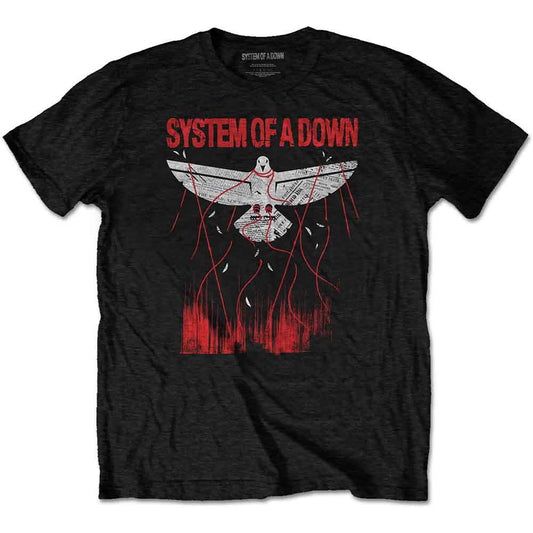 System Of A Down - Dove Overcome (Black) Large [T-Shirt]