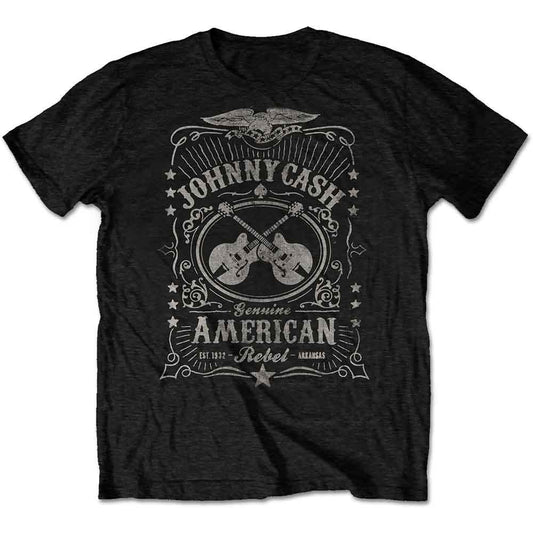 Cash, Johnny - American Rebel (Black) Small [T-Shirt]