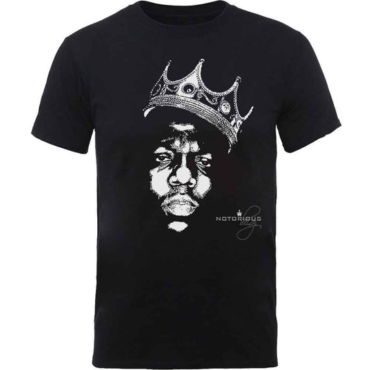 Notorious B.I.G. - Biggie Crown Face (Black) Medium [T-Shirt]
