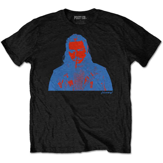 Post Malone - Red and Blue Photo (Black) Medium [T-Shirt]