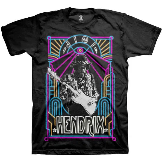 Hendrix, Jimi - Electric Ladyland Neon (Black) XXL [T-Shirt]
