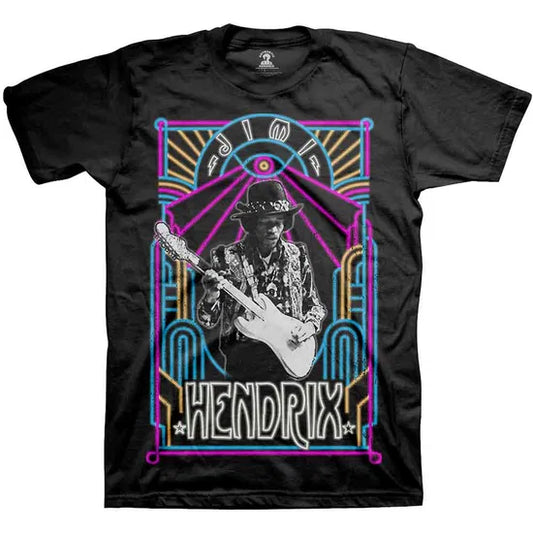 Hendrix, Jimi - Electric Ladyland Neon (Black) XXL [T-Shirt]